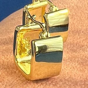 Gold electro plate over solid sterling earrings